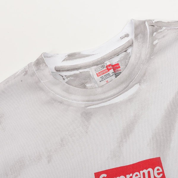 2024ss!シュプリーム MM6 偽物 メゾン・マルジェラ ボックスロゴ ティー tシャツ